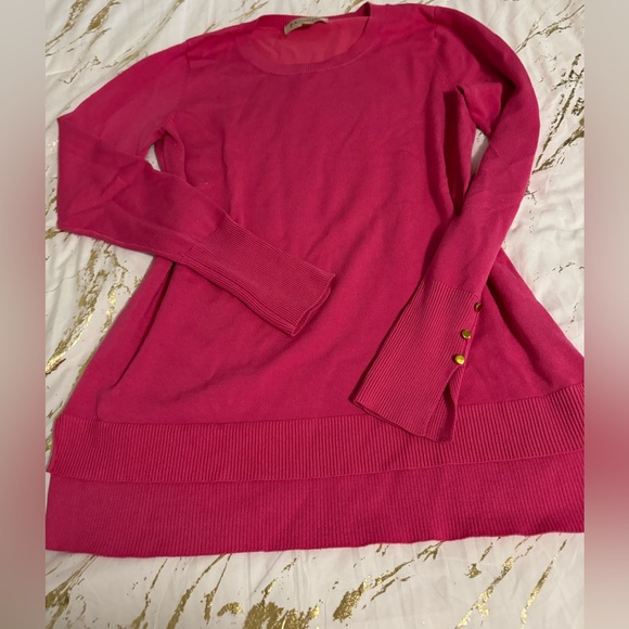 PHILOSOPHY pink sweatshirt with gold cuffs 💞 - Picture 7 of 10